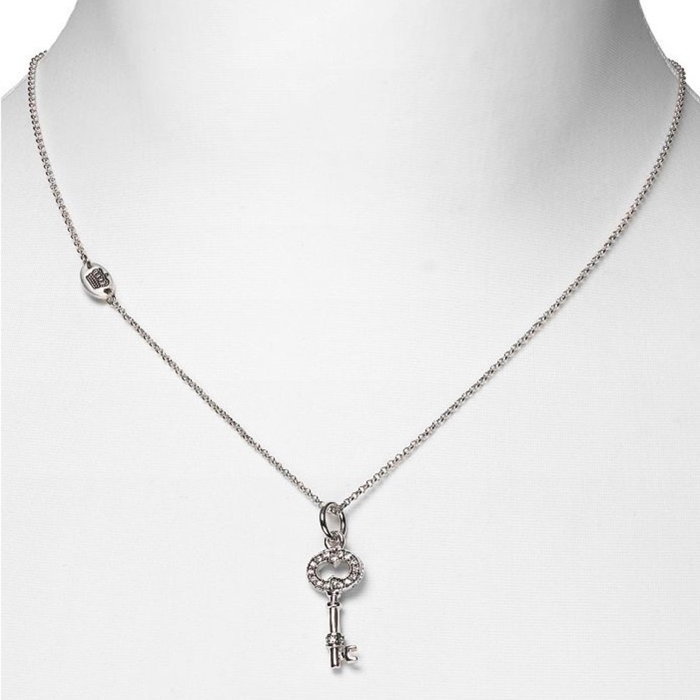 Juicy Couture Silver Key Pendant